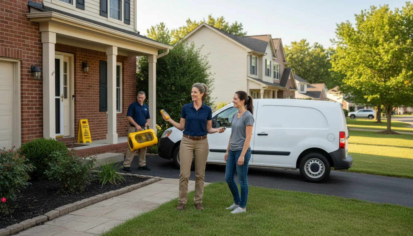 Residential water damage restoration in Kenansville, NC